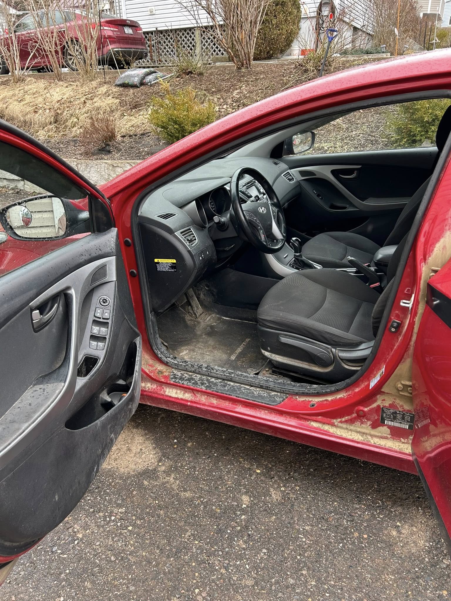 Before detailing car