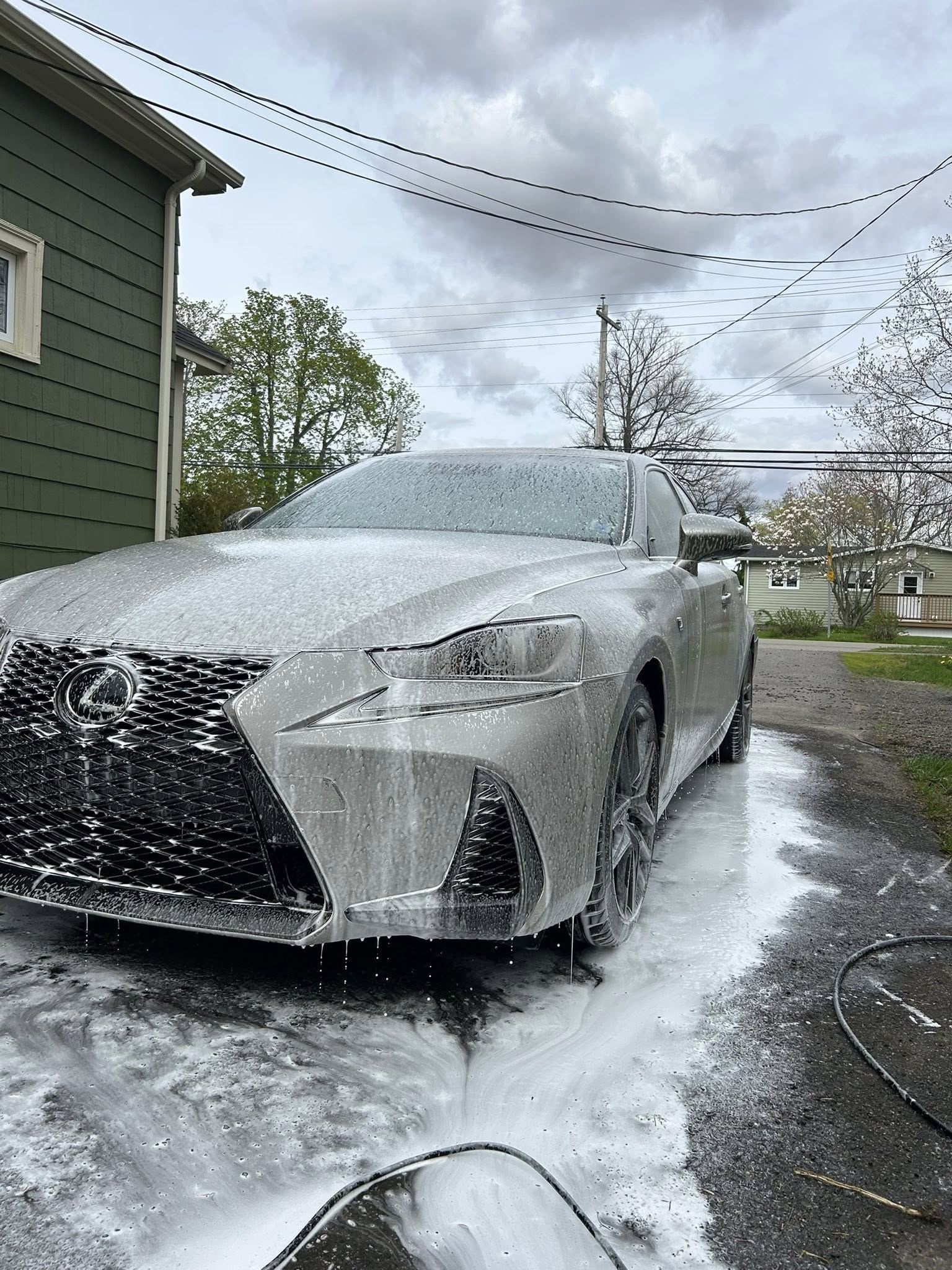 Before detailing car